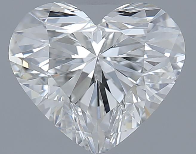 0.91ct Heart F VS2 Natural Diamond