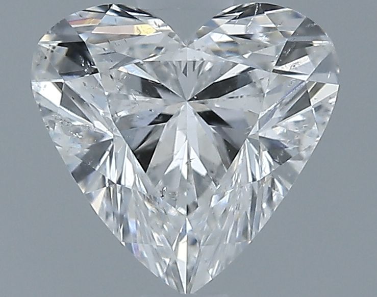 0.91ct Heart F SI2 Natural Diamond