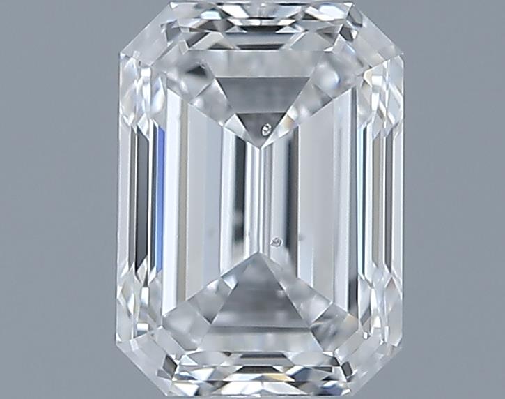0.91ct Emerald F SI1 Natural Diamond