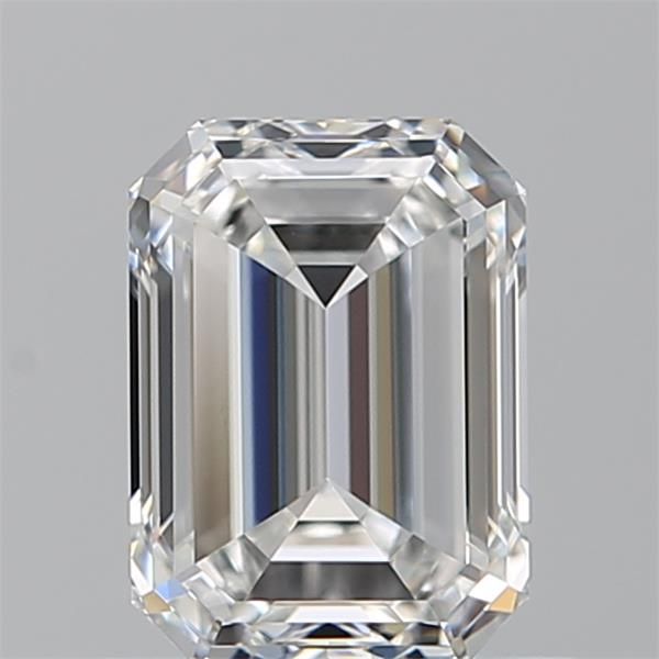 0.9ct Emerald F VVS1 Natural Diamond
