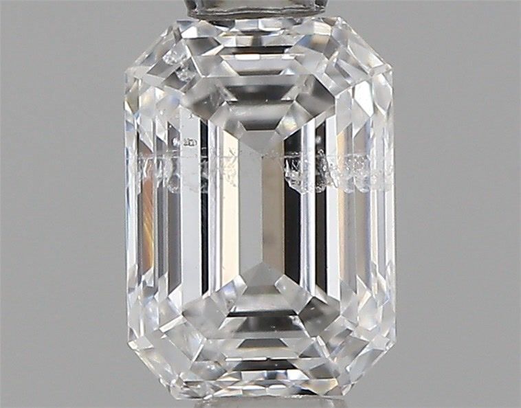 0.7ct Emerald D SI2 Natural Diamond