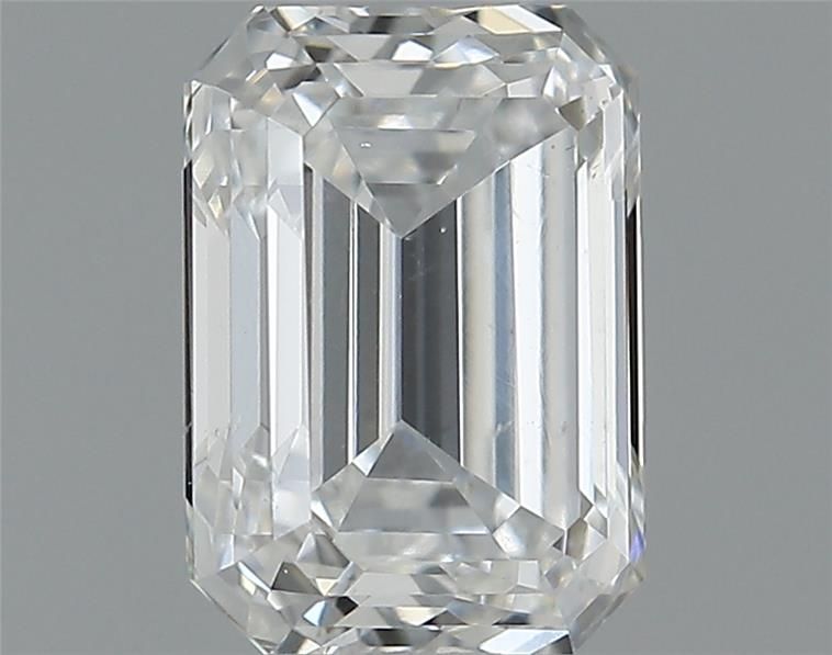 0.7ct Emerald E SI1 Natural Diamond