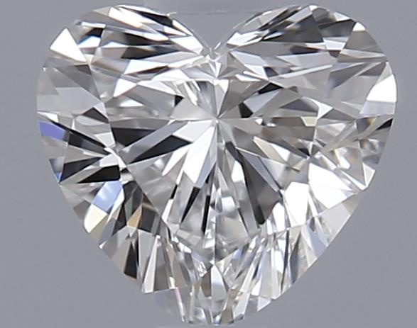 0.52ct Heart F IF Natural Diamond