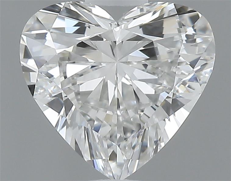 0.9ct Heart F IF Natural Diamond
