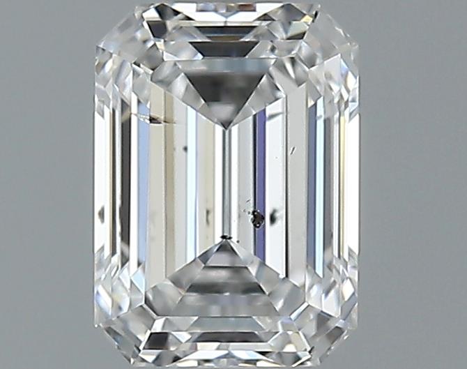 0.91ct Emerald E SI2 Natural Diamond