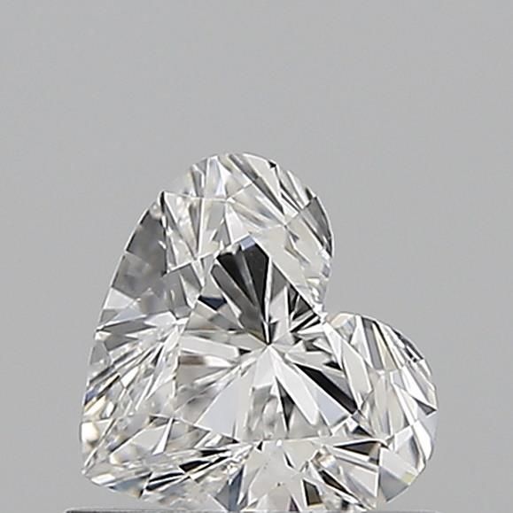 0.59ct Heart F VS2 Natural Diamond