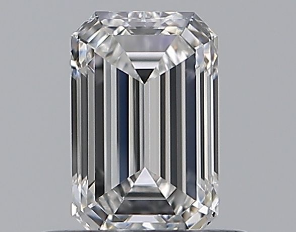 0.53ct Emerald F VVS2 Natural Diamond