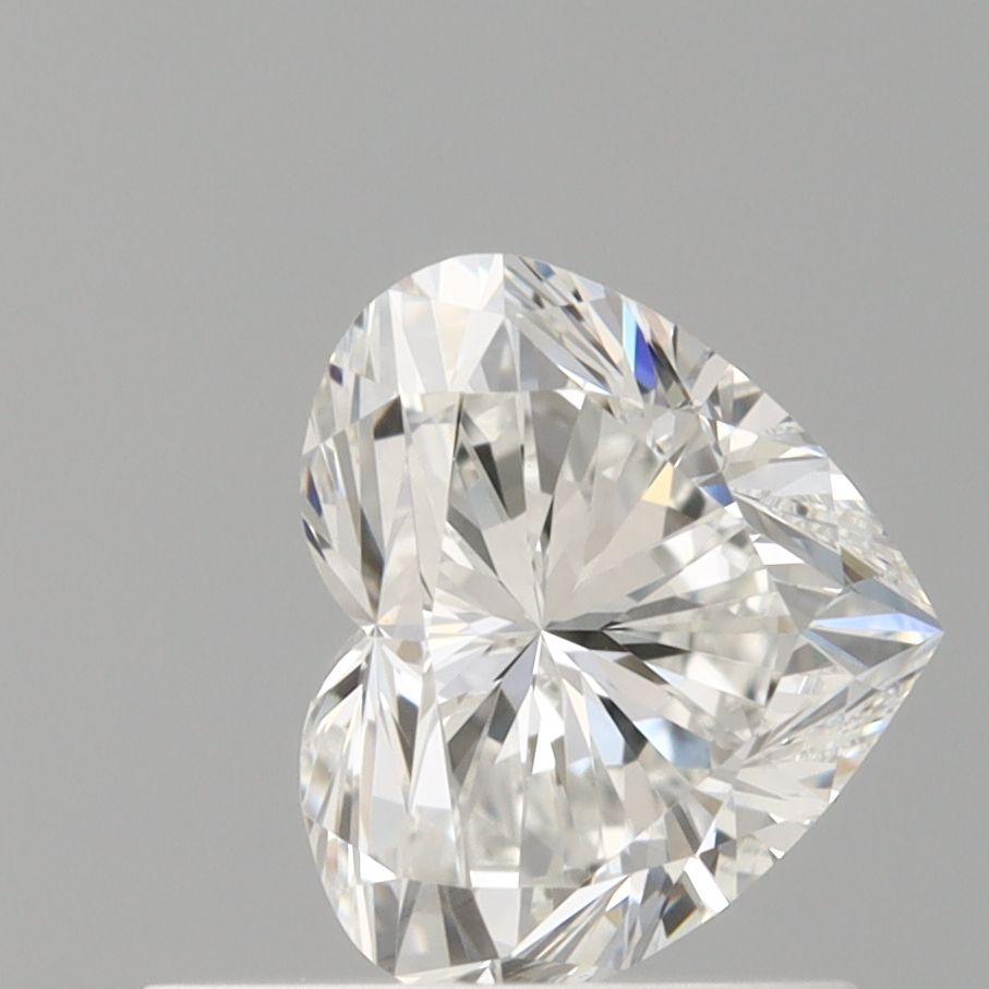 0.72ct Heart F VVS2 Natural Diamond