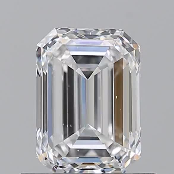 0.9ct Emerald E VS2 Natural Diamond