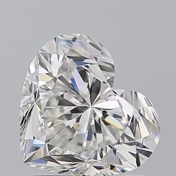 1.7ct Heart H VVS1 Natural Diamond