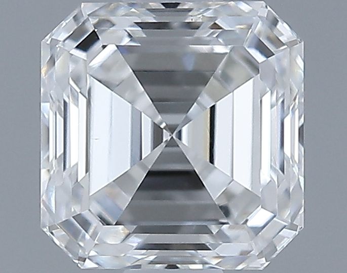 0.71ct Asscher F VS1 Natural Diamond