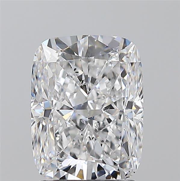 2.01ct Cushion Modified D SI2 Natural Diamond