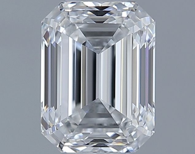0.91ct Emerald D VVS1 Natural Diamond