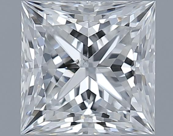 0.71ct Princess F SI1 Natural Diamond