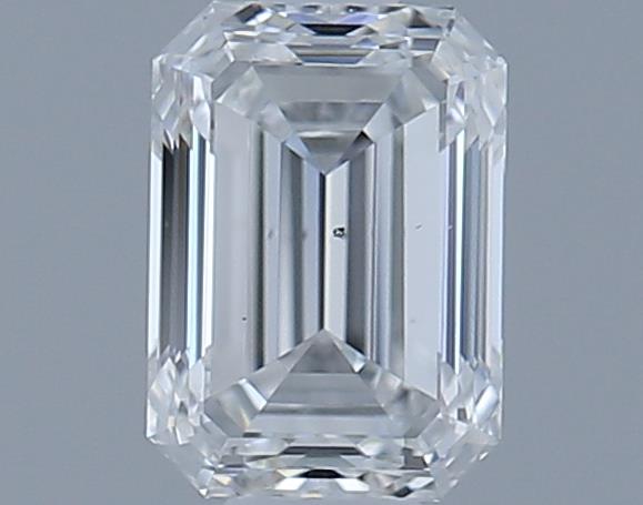 0.76ct Emerald F VS2 Natural Diamond