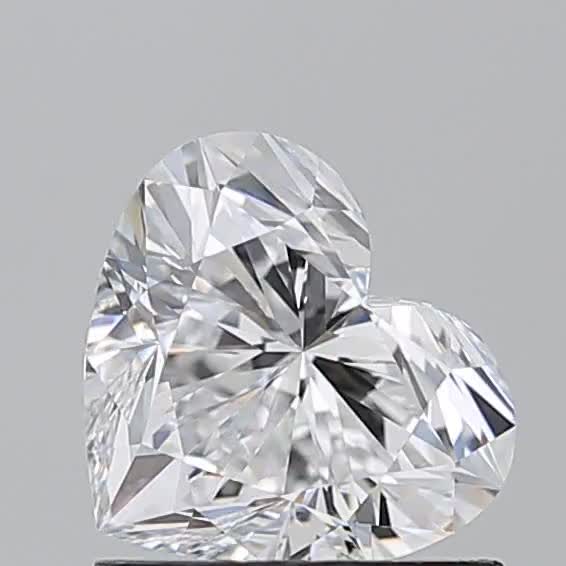 1.01ct Heart D VVS1 Natural Diamond