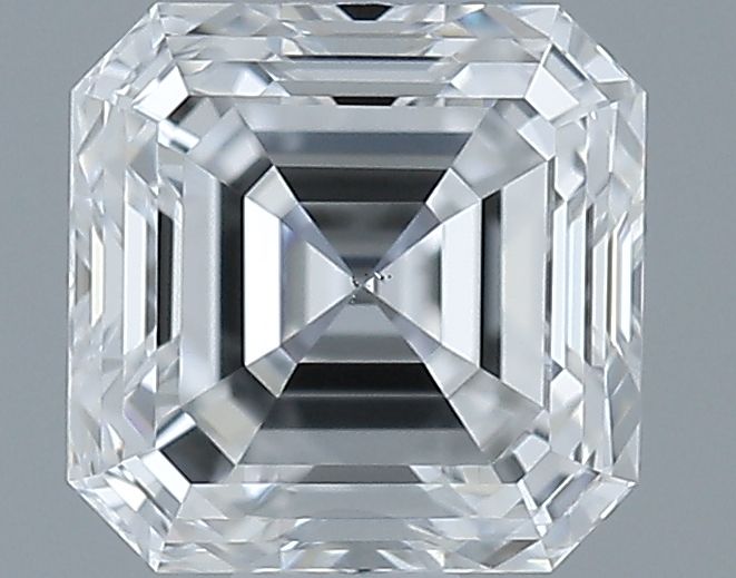 0.62ct Asscher D VS1 Natural Diamond