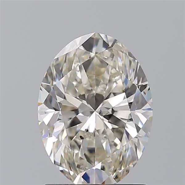 1.7ct Oval J SI2 Natural Diamond