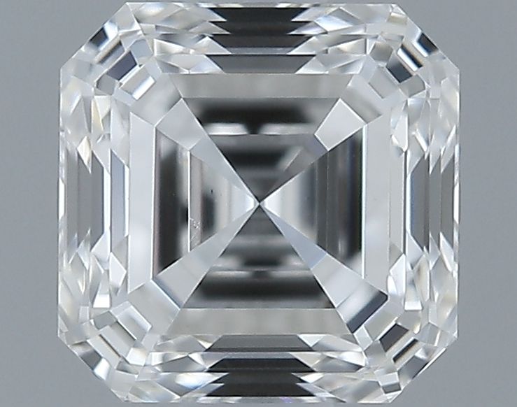 0.77ct Asscher F VS2 Natural Diamond
