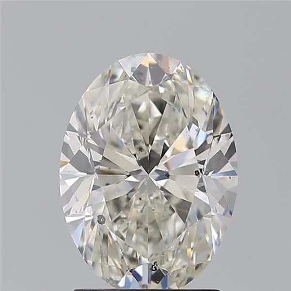 2.2ct Oval I SI2 Natural Diamond