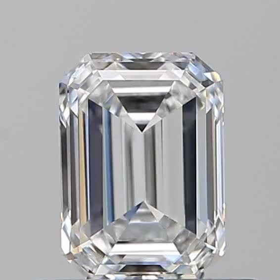 0.74ct Emerald E IF Natural Diamond