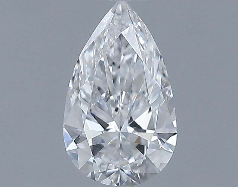 0.52ct Pear D IF Natural Diamond