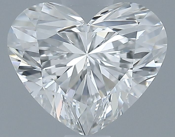 0.71ct Heart F VVS1 Natural Diamond