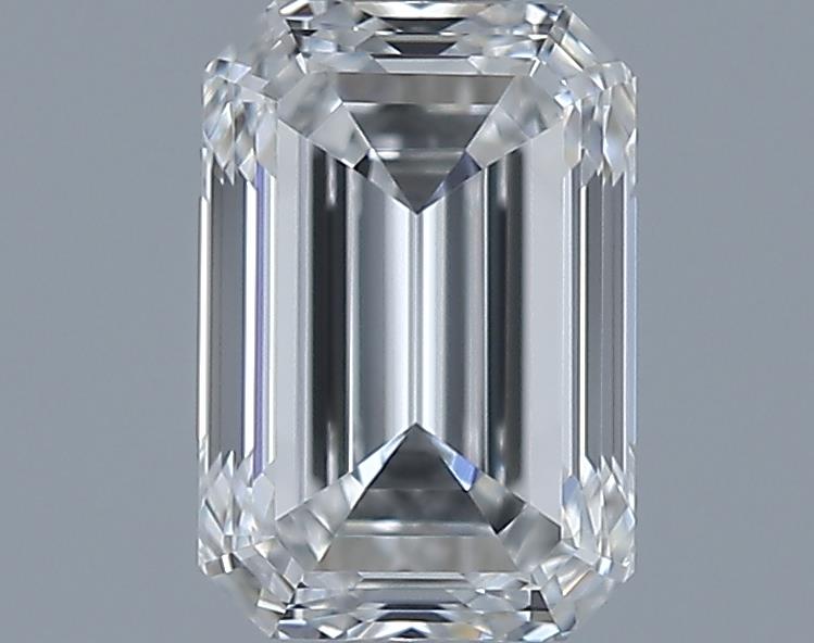 0.9ct Emerald F IF Natural Diamond