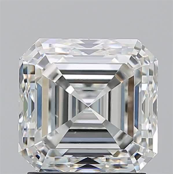 2.01ct Asscher I VS2 Natural Diamond