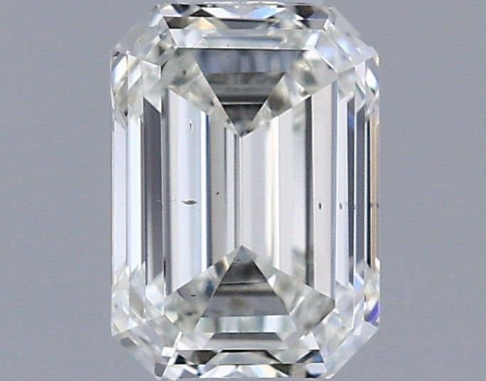 0.7ct Emerald I SI1 Natural Diamond