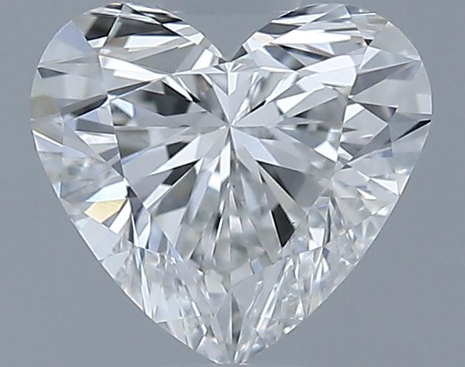 0.55ct Heart F VS1 Natural Diamond