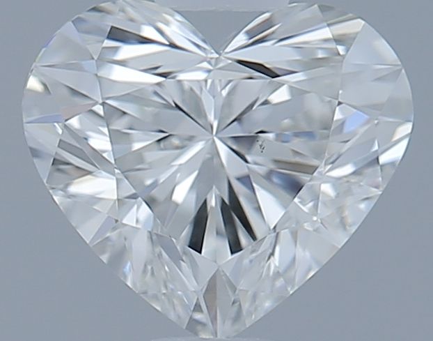0.58ct Heart F VS1 Natural Diamond