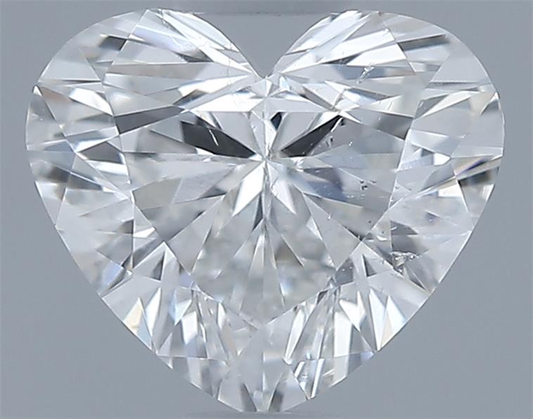 0.73ct Heart F SI2 Natural Diamond