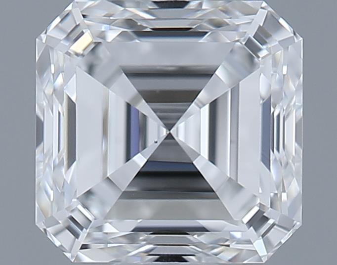 0.71ct Asscher E VS2 Natural Diamond