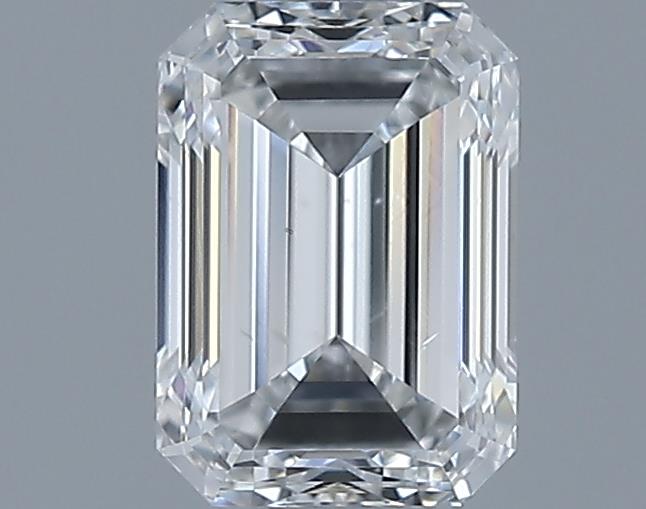 0.8ct Emerald F SI1 Natural Diamond
