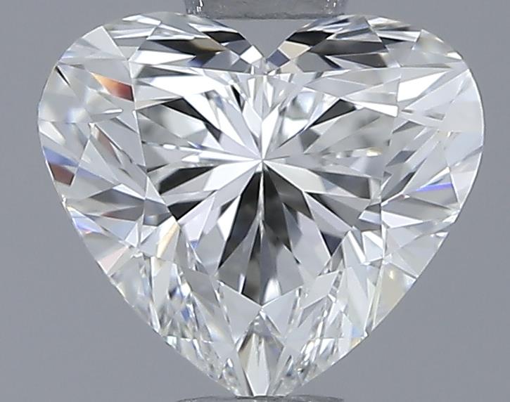 0.8ct Heart F VVS2 Natural Diamond