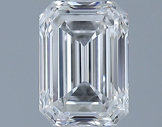 0.9ct Emerald F VS1 Natural Diamond