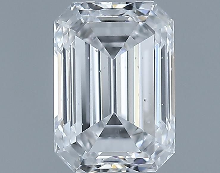 0.71ct Emerald D SI1 Natural Diamond