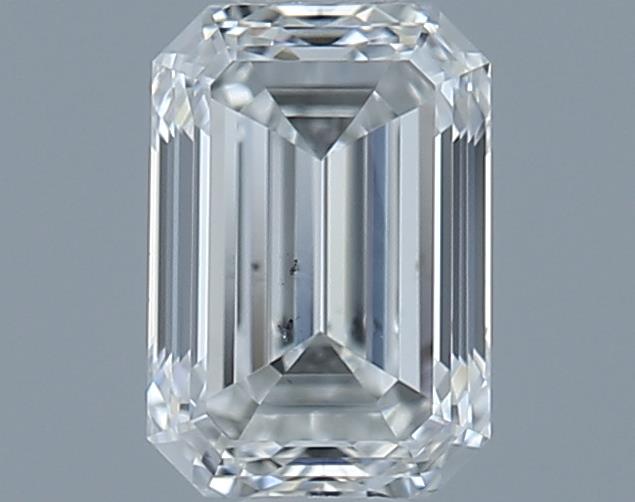 0.7ct Emerald H SI1 Natural Diamond
