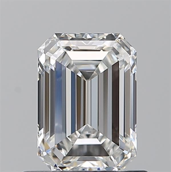 0.9ct Emerald F VVS1 Natural Diamond
