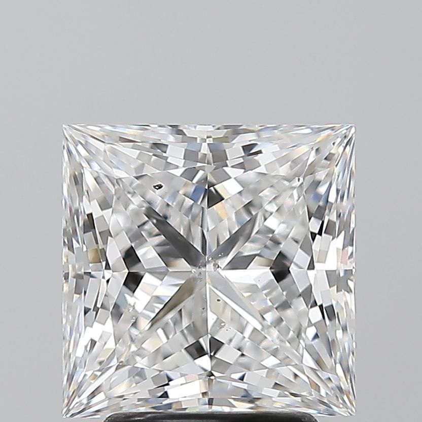 3.02ct Princess E SI2 Natural Diamond