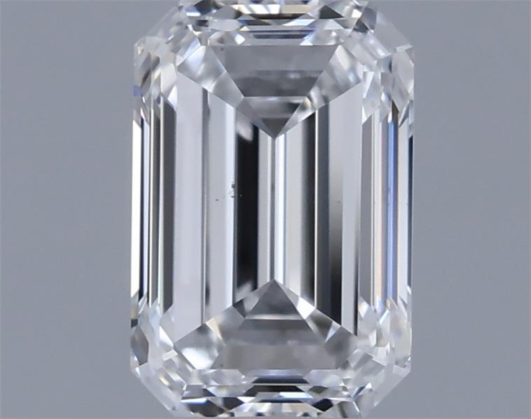 0.81ct Emerald D VS2 Natural Diamond