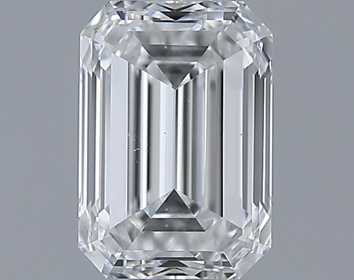0.9ct Emerald F VS2 Natural Diamond