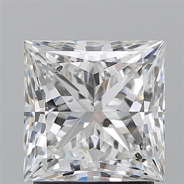 2.08ct Princess H SI2 Natural Diamond