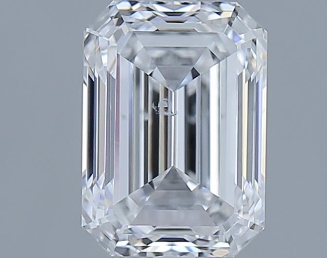 2.16ct Emerald D SI2 Natural Diamond