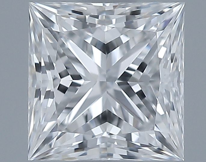 0.53ct Princess D VVS1 Natural Diamond