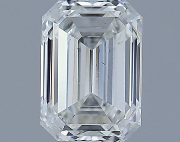 0.7ct Emerald H SI1 Natural Diamond