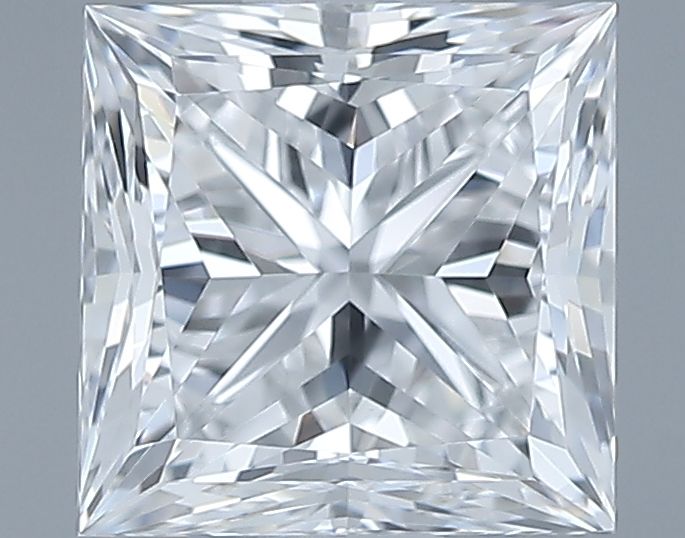 0.9ct Princess D VVS1 Natural Diamond
