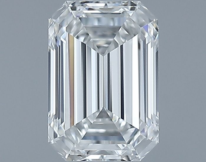 0.81ct Emerald F IF Natural Diamond