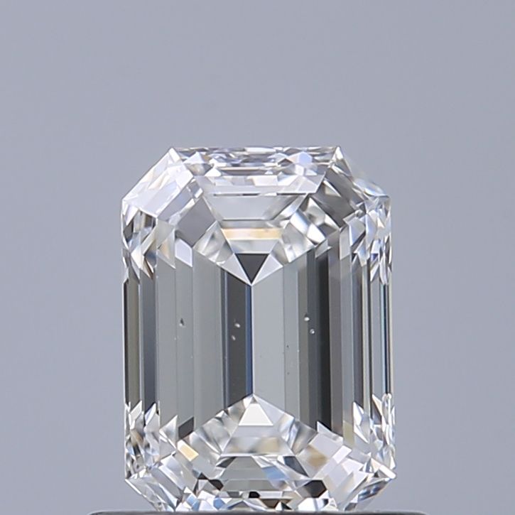 0.72ct Emerald D SI1 Natural Diamond